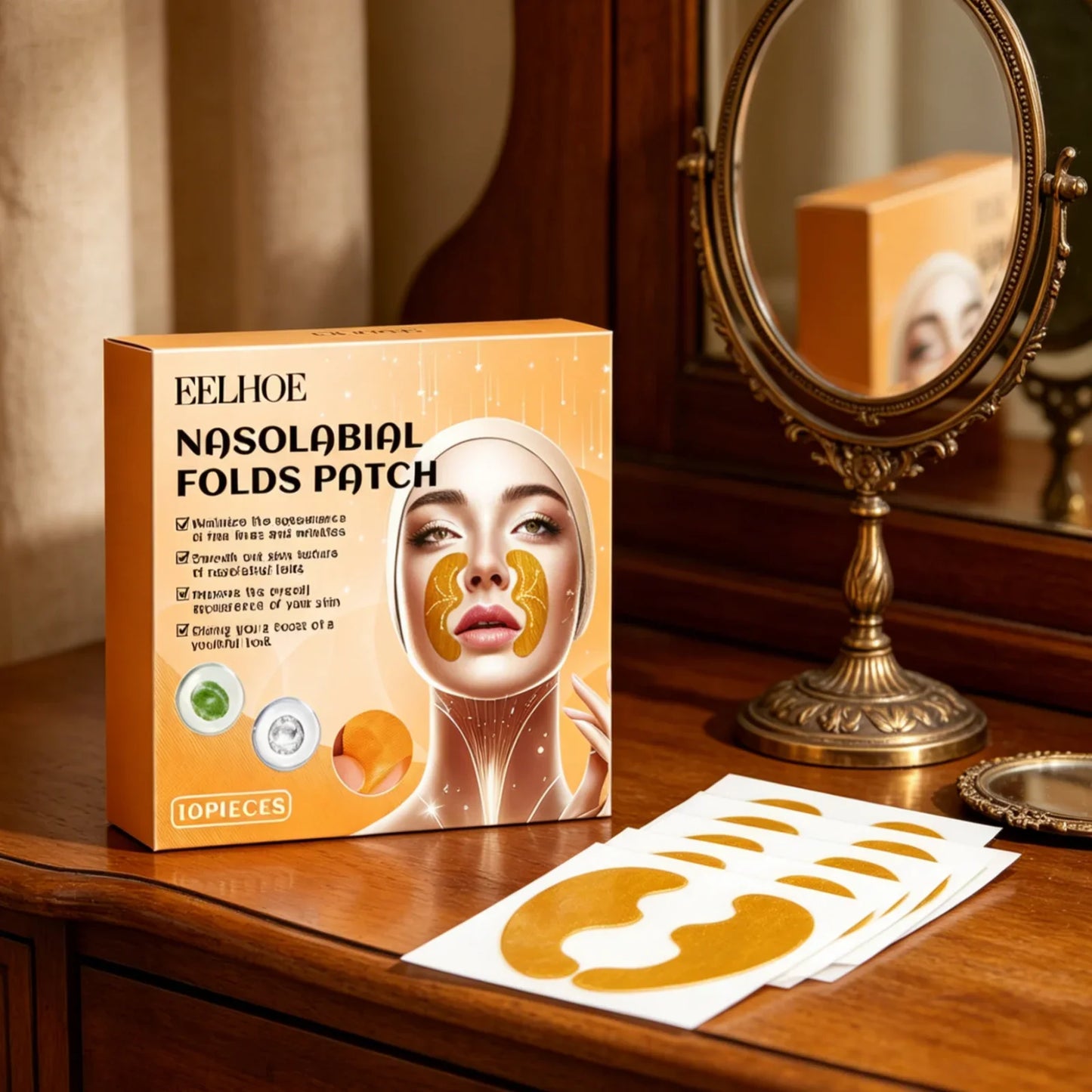 EELHOE Nasolabial Fold Patches – Anti-Wrinkle & Skin Firming