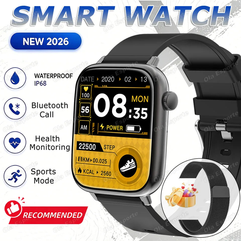 Ola Esporte 1.85" Smart Watch – Bluetooth Call & Health Tracker