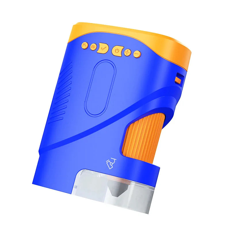 1000X Children's Microscope Camera Mini Camera Multi Functional Single Tube Electronic Digital Microscope Children's Puzzle Toy Peaceful Pleasures Health and Wellness blue