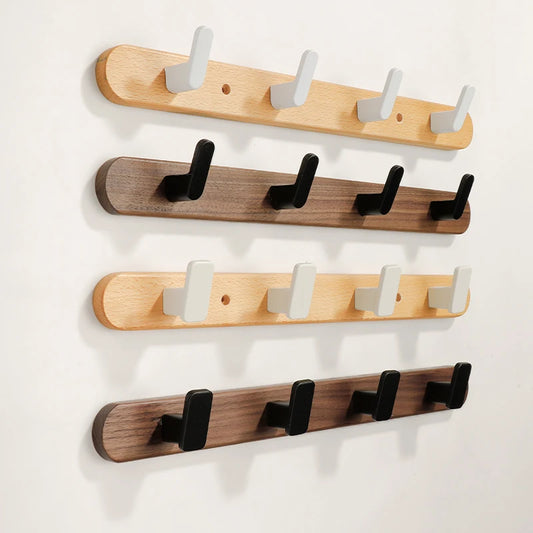 Black Walnut Wood Wall Hook | Entryway Coat & Clothes Hook Wall Hook Peaceful Pleasures Health and Wellness