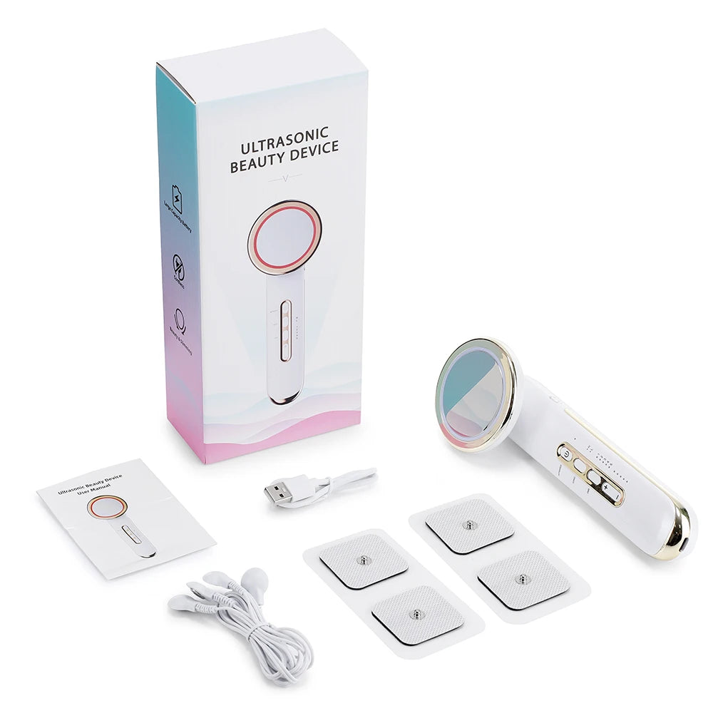 EMS Ultrasonic Body Slimming Massager 5 Modes 5 Intensity Weight Loss Fat Burner Skin Care Infrared Facial Lifting Beauty Device Peaceful Pleasures Health and Wellness body shape massager