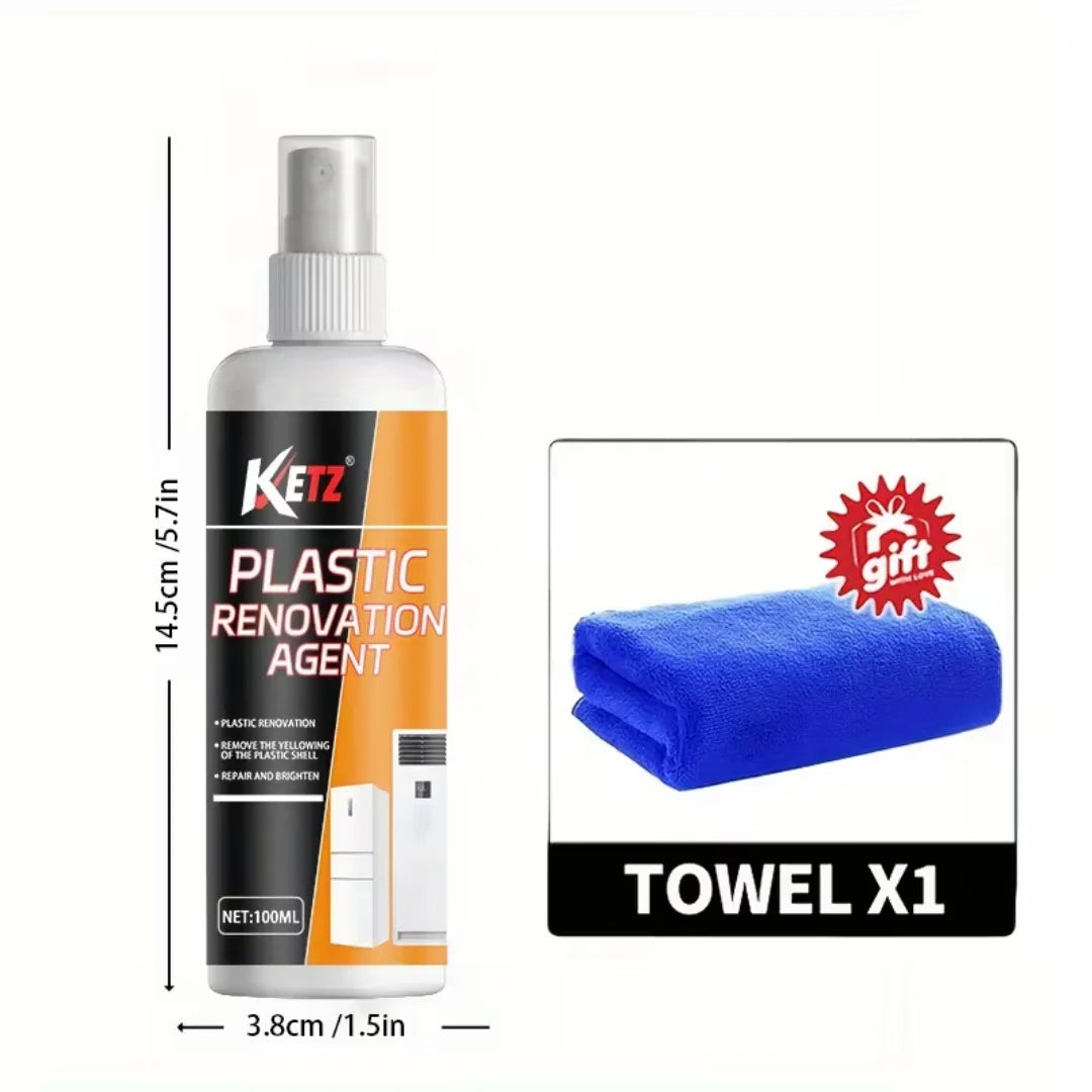 100ml Plastic Renovation Agent – Yellowing Remover & Brightener