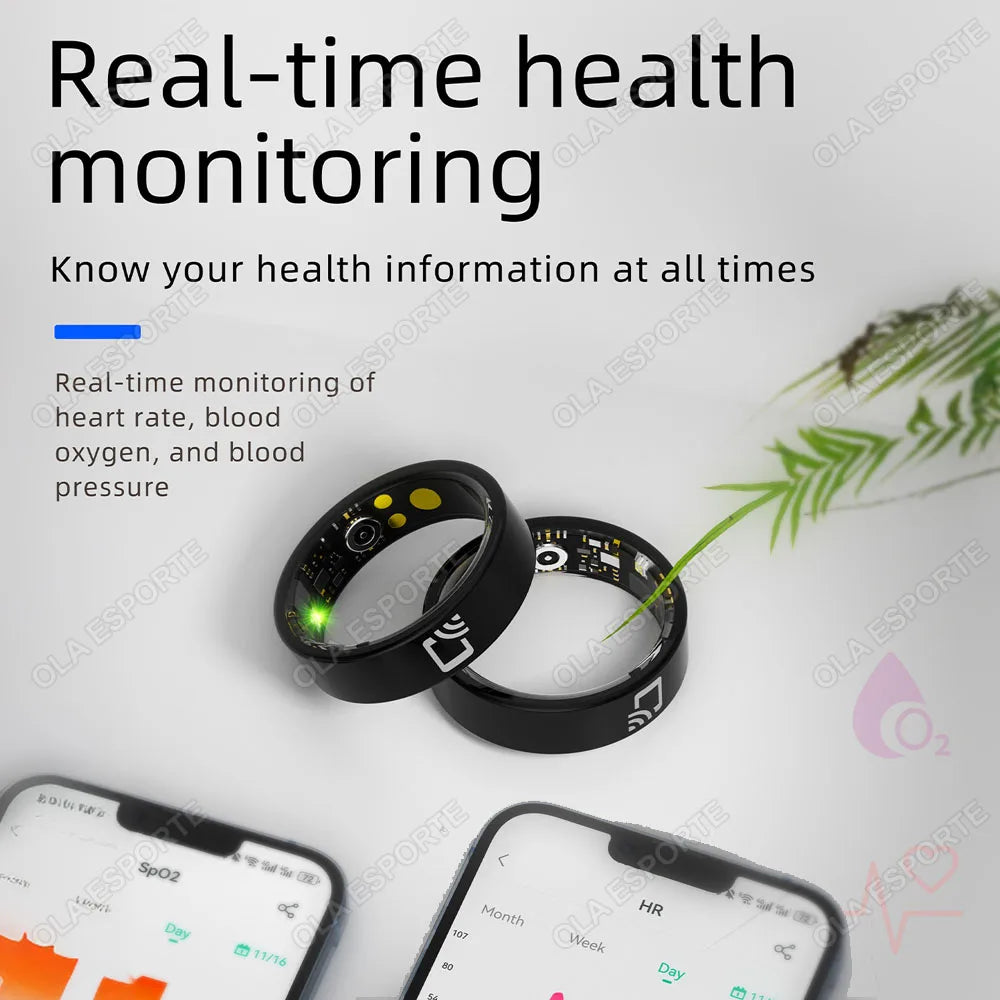 R20 Ceramic Smart Ring 2025 | NFC, Heart Rate & Sleep Tracker