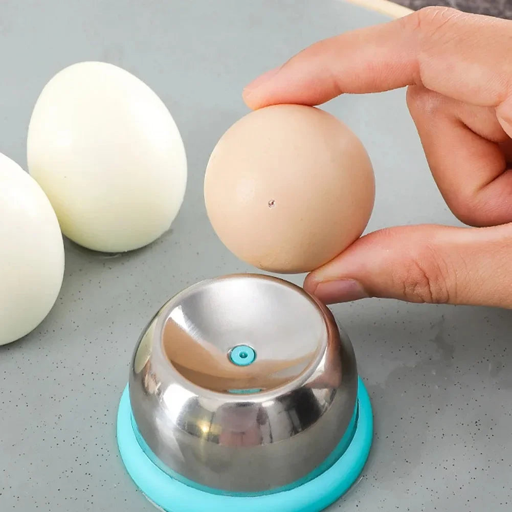 Stainless Steel Egg Piercer – Easy Peel & No-Crack Boiling