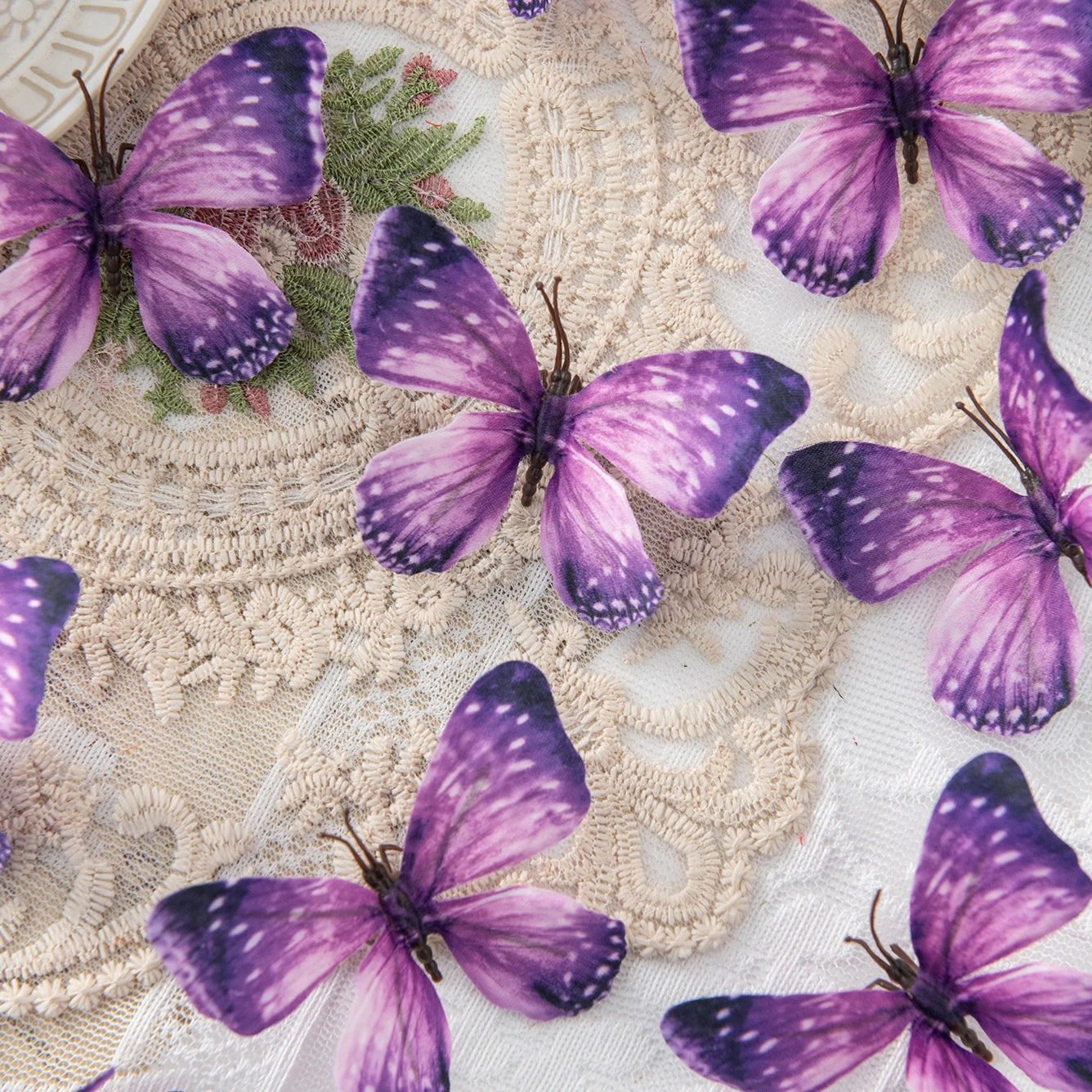 Artificial Fluorescent Butterfly Decorations 20/40 PCS – DIY