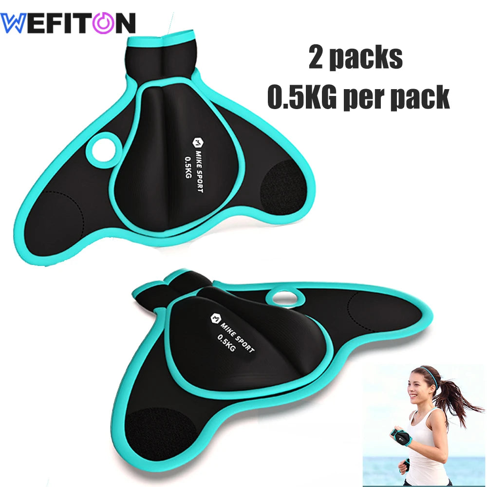 1Pair Wrist Weights with Thumb Loops Lock for Women Men - Arm Weight Ankle Weights Weighted Gloves for Running Walking Jogging Peaceful Pleasures Health and Wellness