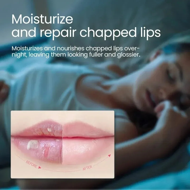 Moisturizing Sleeping Lip Mask Night Lips Care Multiple Colors Cute Makeup Maintenance Lip Anti-Cracking Lip Oil Care Cosmetics Peaceful Pleasures Health and Wellness