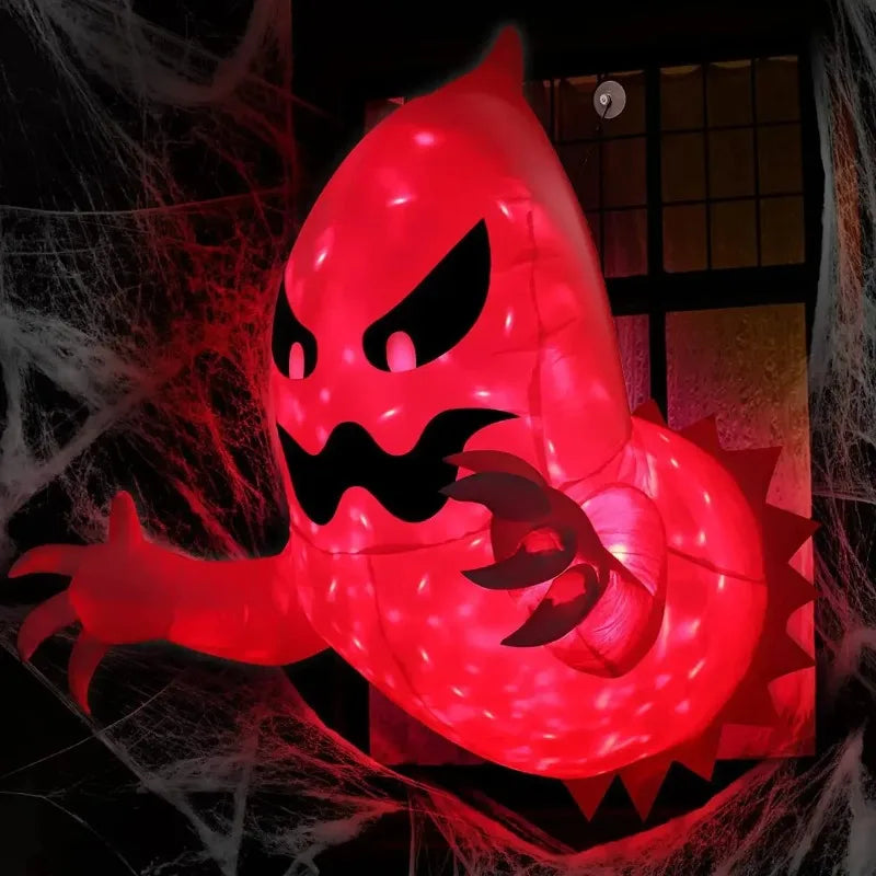 Halloween Inflatable Ghost Corpse with LED Eyes | Outdoor Decor