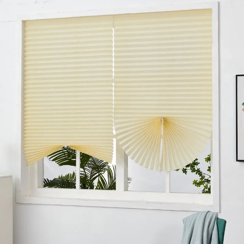 Self-Adhesive Pleated Window Blind | No-Drill Privacy Shade