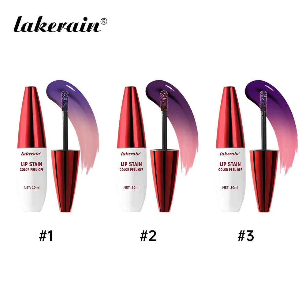 Lakerain Peel-Off Lip Stain – Matte, Waterproof, Long-Lasting
