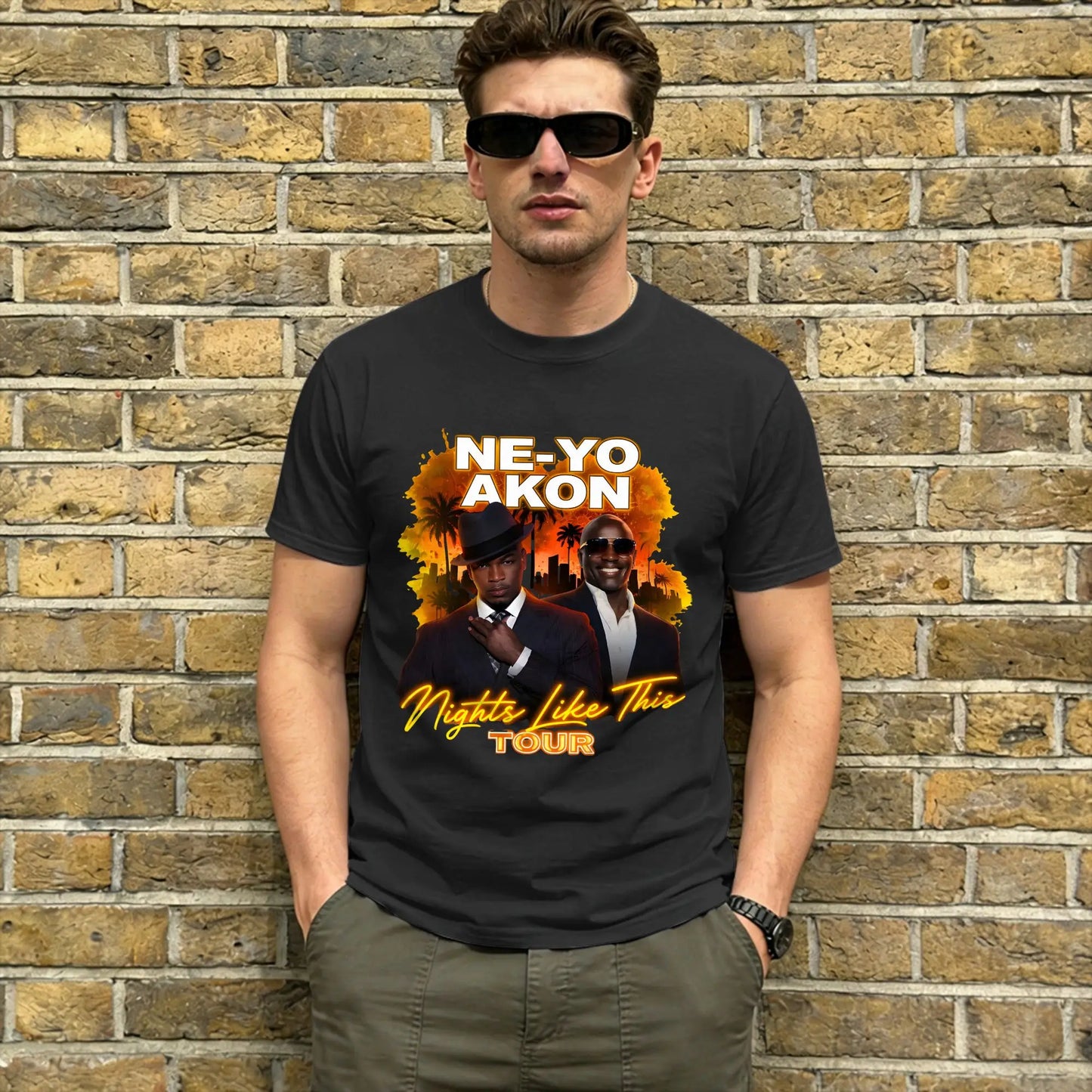 Men's Cotton Graphic Crewneck T-Shirt | S–6XL Short Sleeve Tee