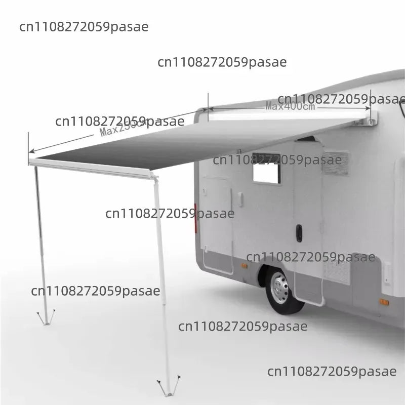 Manual Retractable Awning for Motorhomes & RVs | Shade