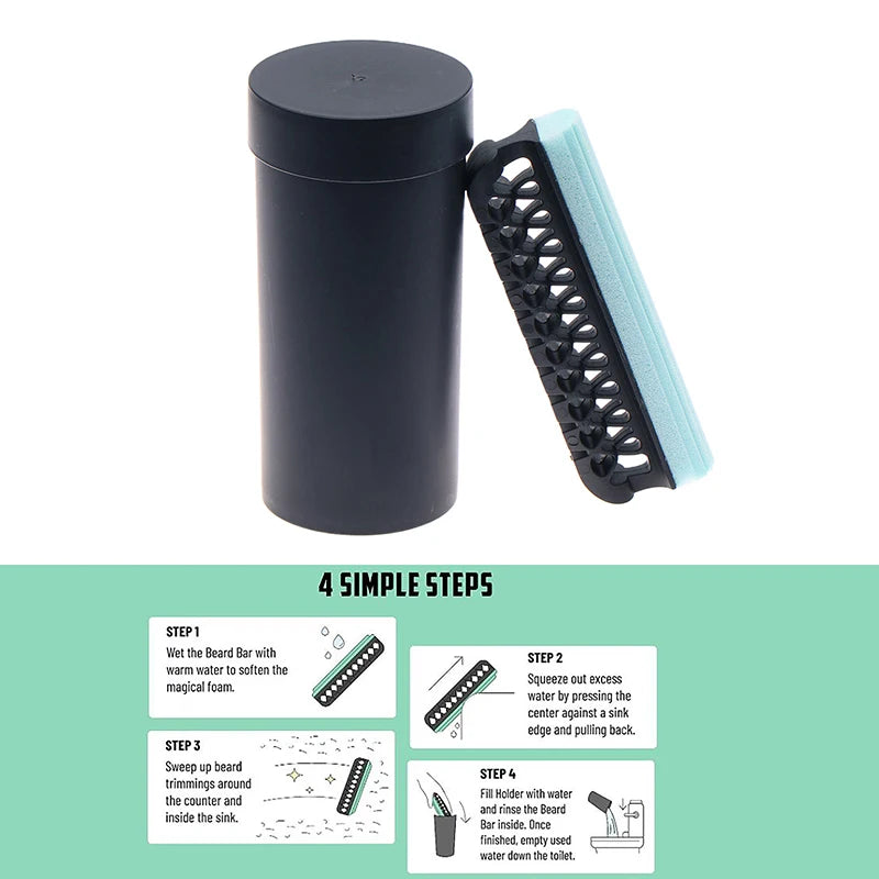 Beard Hair Catcher & Sink Cleaning Tool for Men Beard Sink Cleaner Peaceful Pleasures Health and Wellness