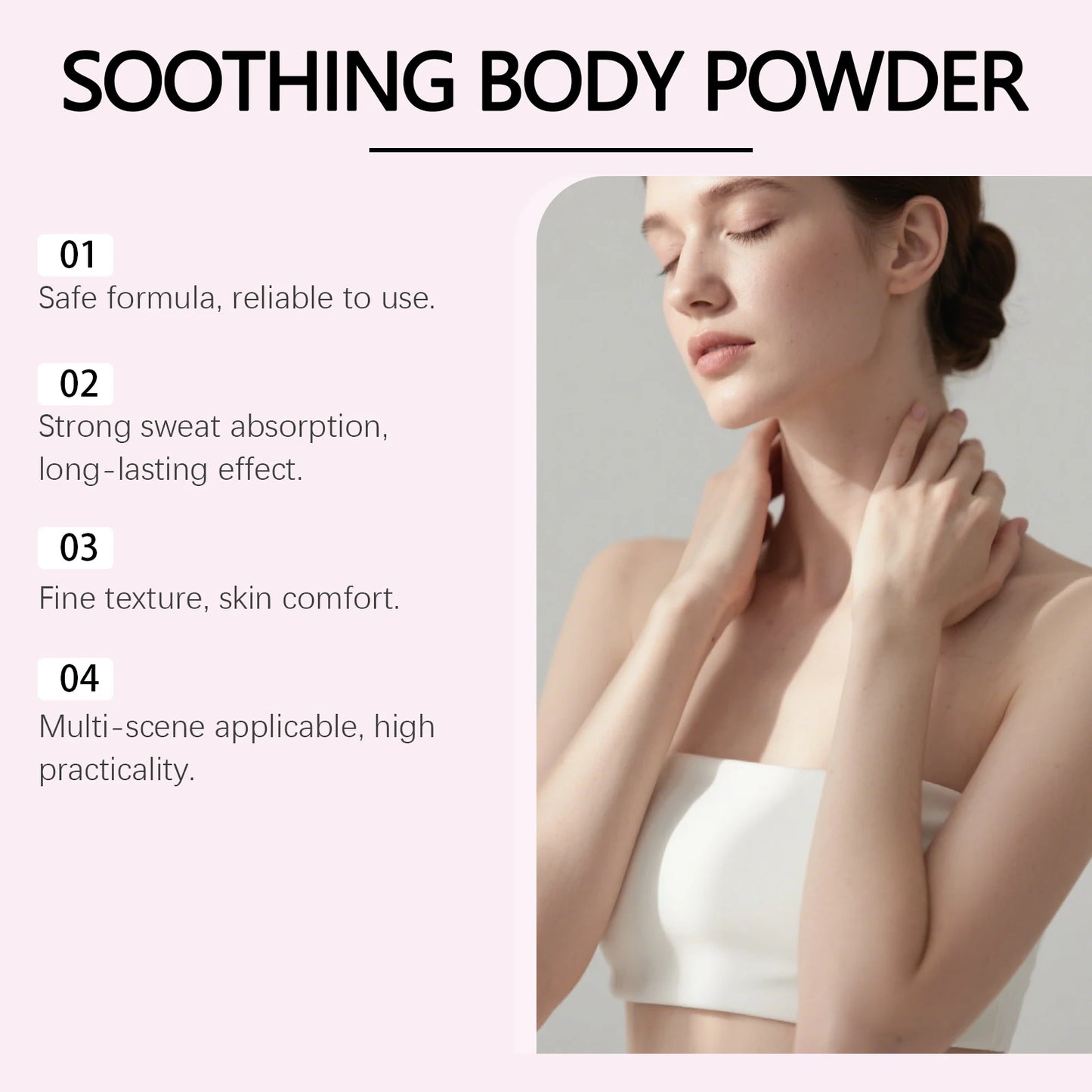 Talc-Free Body Powder – Anti-Chafe, Sweat Absorbing | Unisex Peaceful Pleasures Health and Wellness