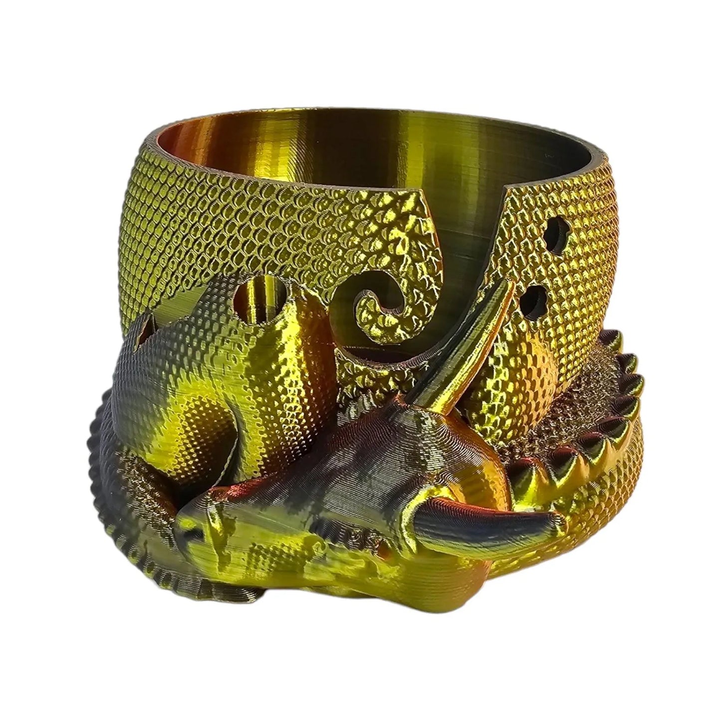 3D Printed Dragon Yarn Bowl – Knitting & Crochet Organizer