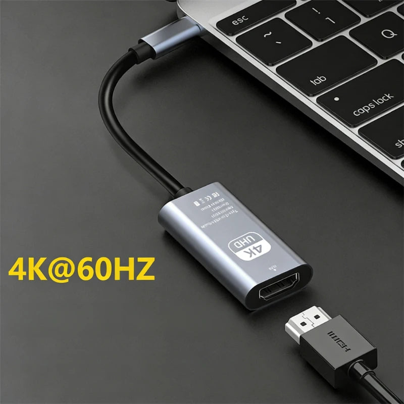4K 30/60Hz USB C to HDMI Cable Type C Adapter HDTV Converter Cable For iPhone 15 TV Converter MacBook Air iPad Samsung laptop Peaceful Pleasures Health and Wellness