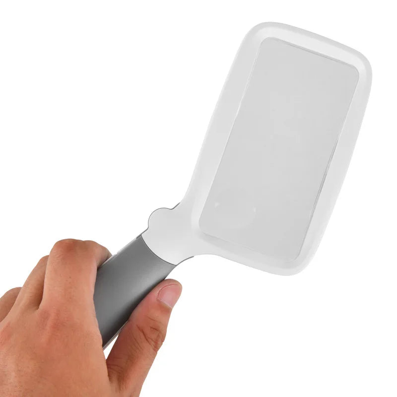 Folding Portable Handheld Usb Charging 5 Led Lights 4X 8X Reading, Reading, and Newspaper Magnifying Glass Peaceful Pleasures Health and Wellness