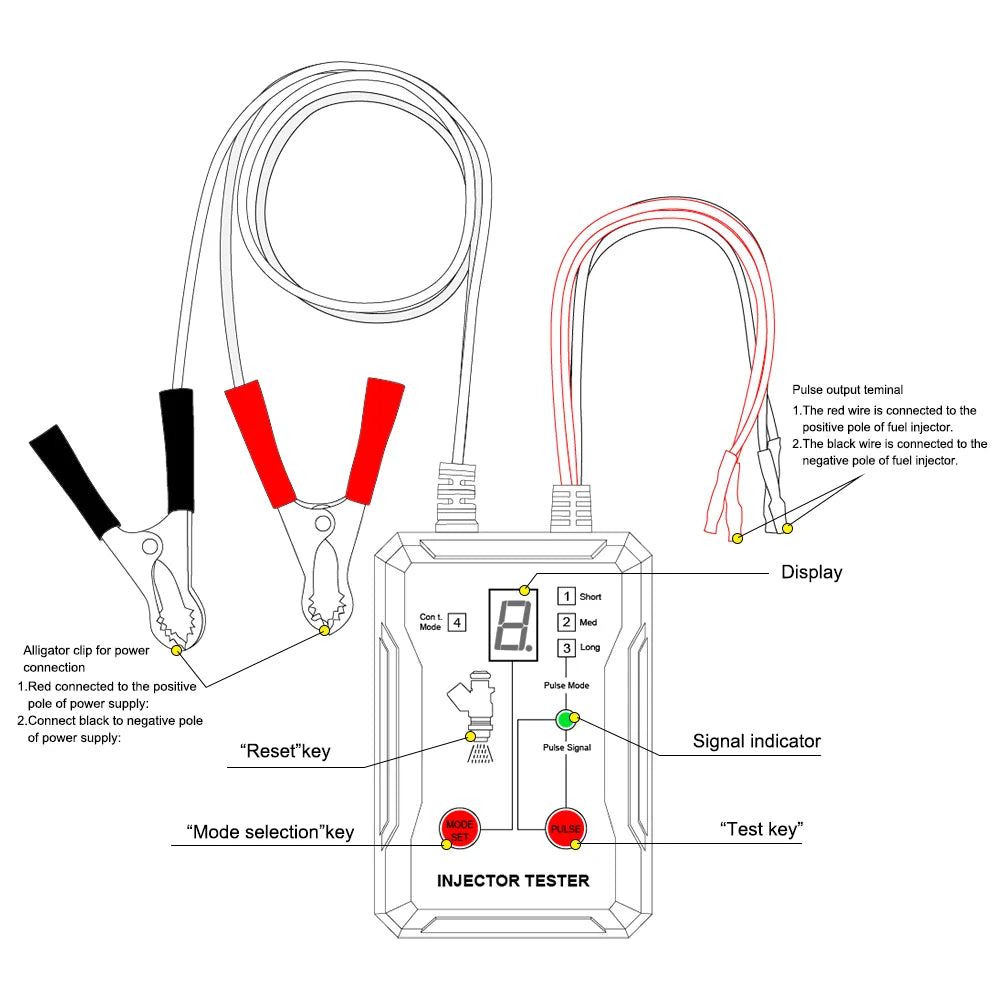 12V Fuel Injector Tester & DIY Cleaning Tool – Test 2 at Once