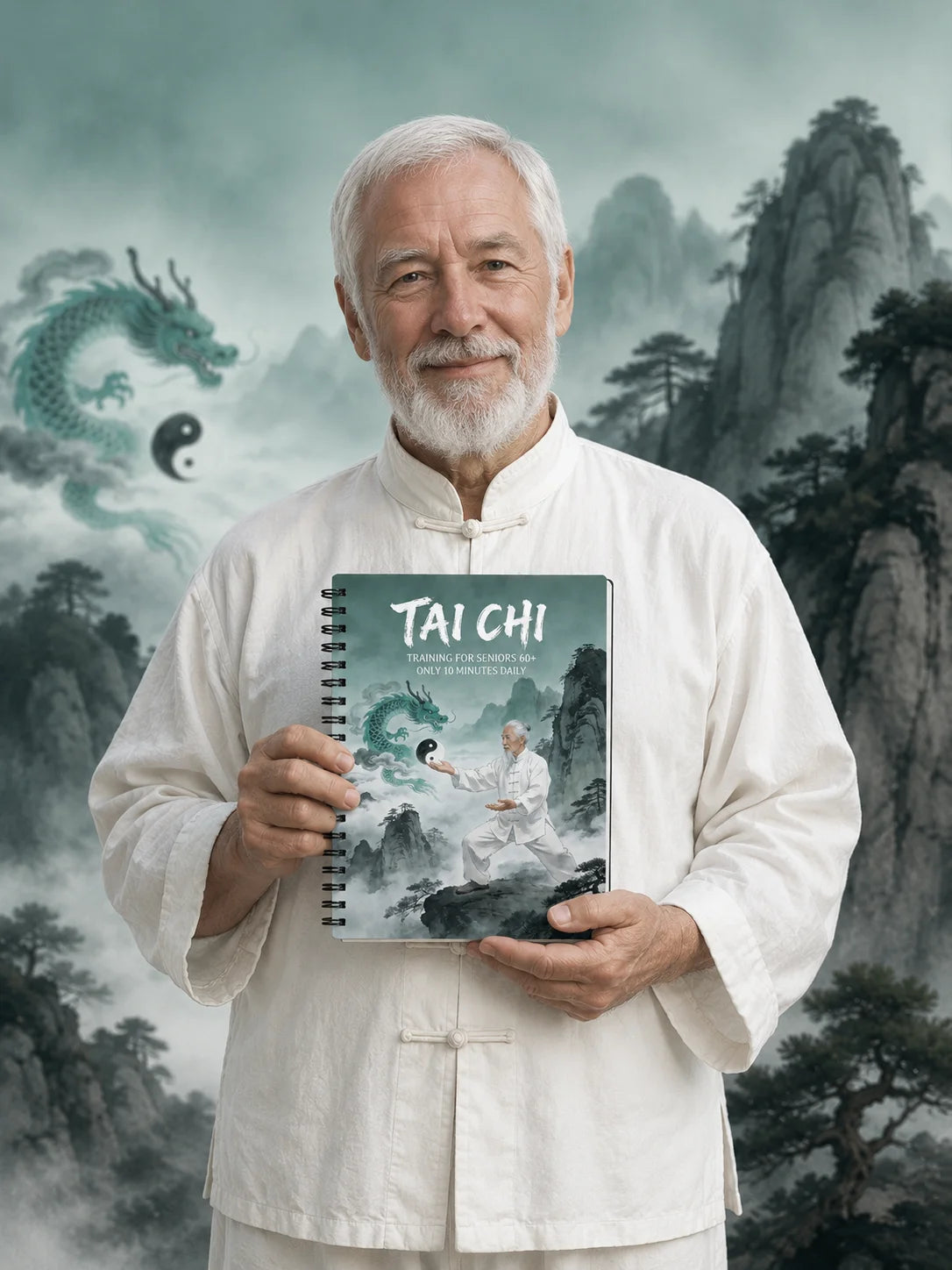 A5 Tai Chi Health Journal Seniors Daily Mind Body Training Planner