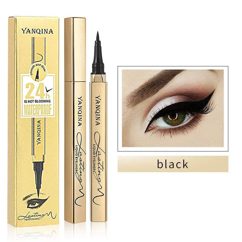 YANQINA Waterproof Liquid Eyeliner Pen – Matte Quick-Dry