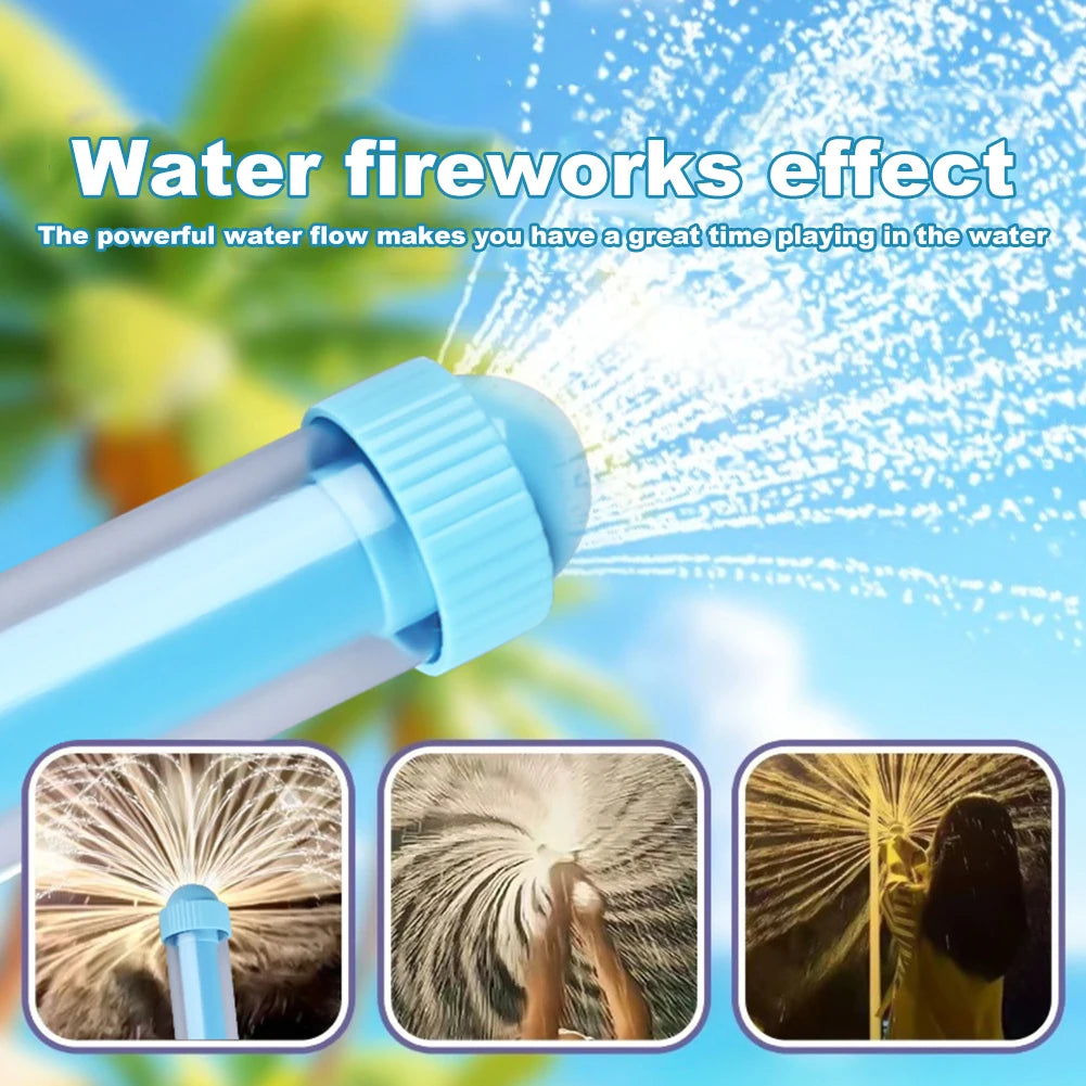 Fireworks Water Gun | Pull-Out Sprinkler Pool & Beach Toy Peaceful Pleasures Health and Wellness