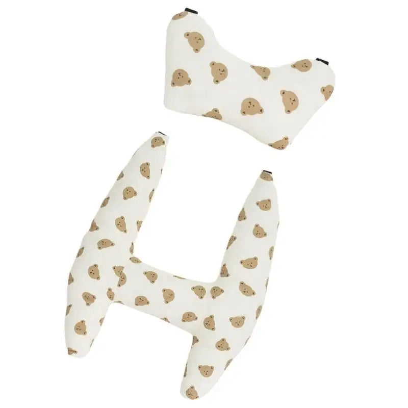 Kids H-Shaped Car Travel Pillow | Neck & Head Support Cushion