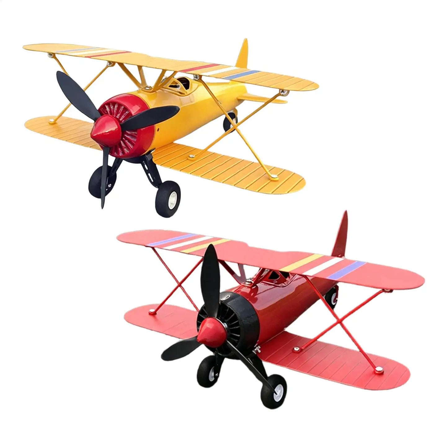 Metal Airplane Weathervane Wind Spinner | Garden & Lawn Decor