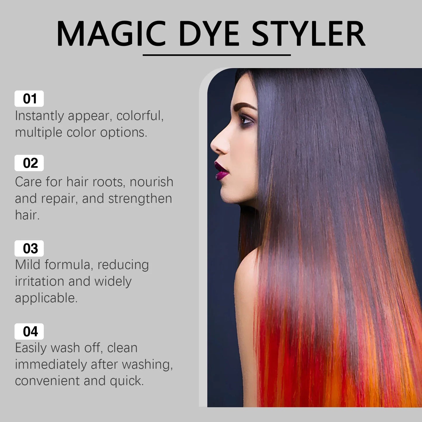 HOEGOA Hair Color Wax – 6 Shades Matte Nourishing Cream