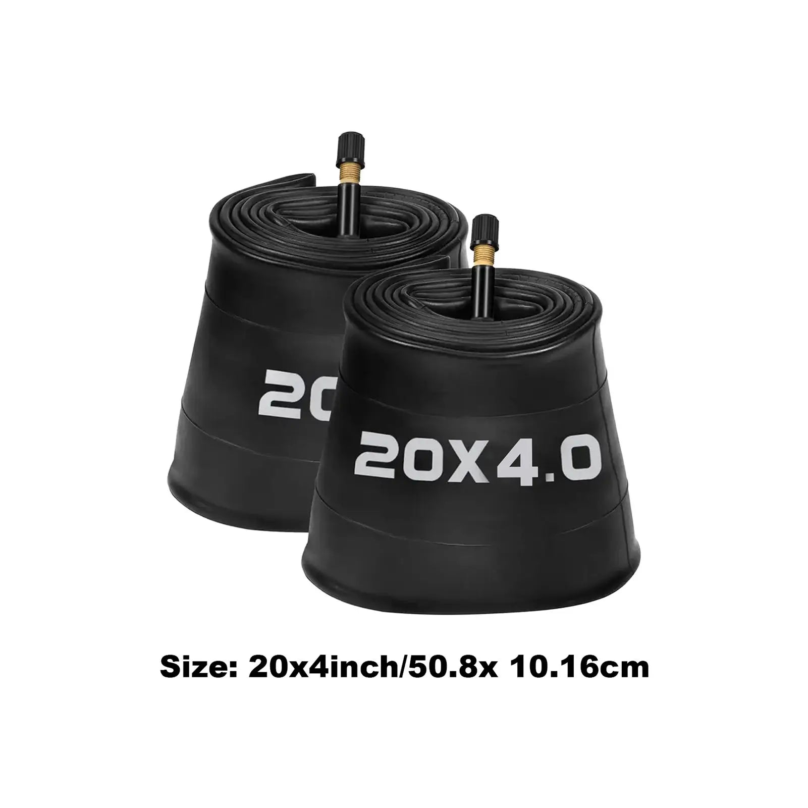 Bicycle Inner Tube 20 Inch Fat Tire for Snow and Sand Beach Bikes with Butyl Rubber and American-Valve Peaceful Pleasures Health and Wellness