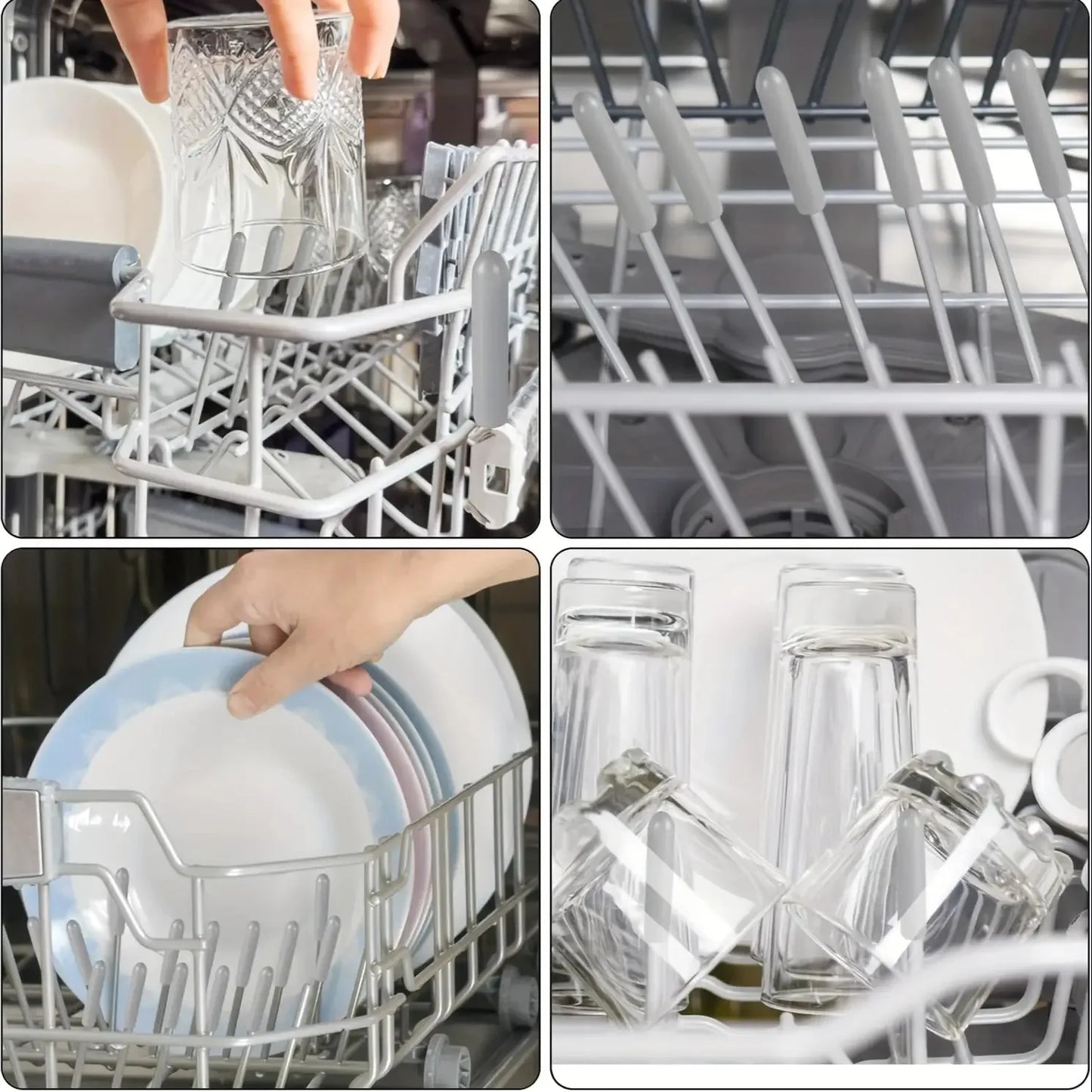 Dishwasher Rack Caps Tip Tine Cover Cap Flexible Round End Protective