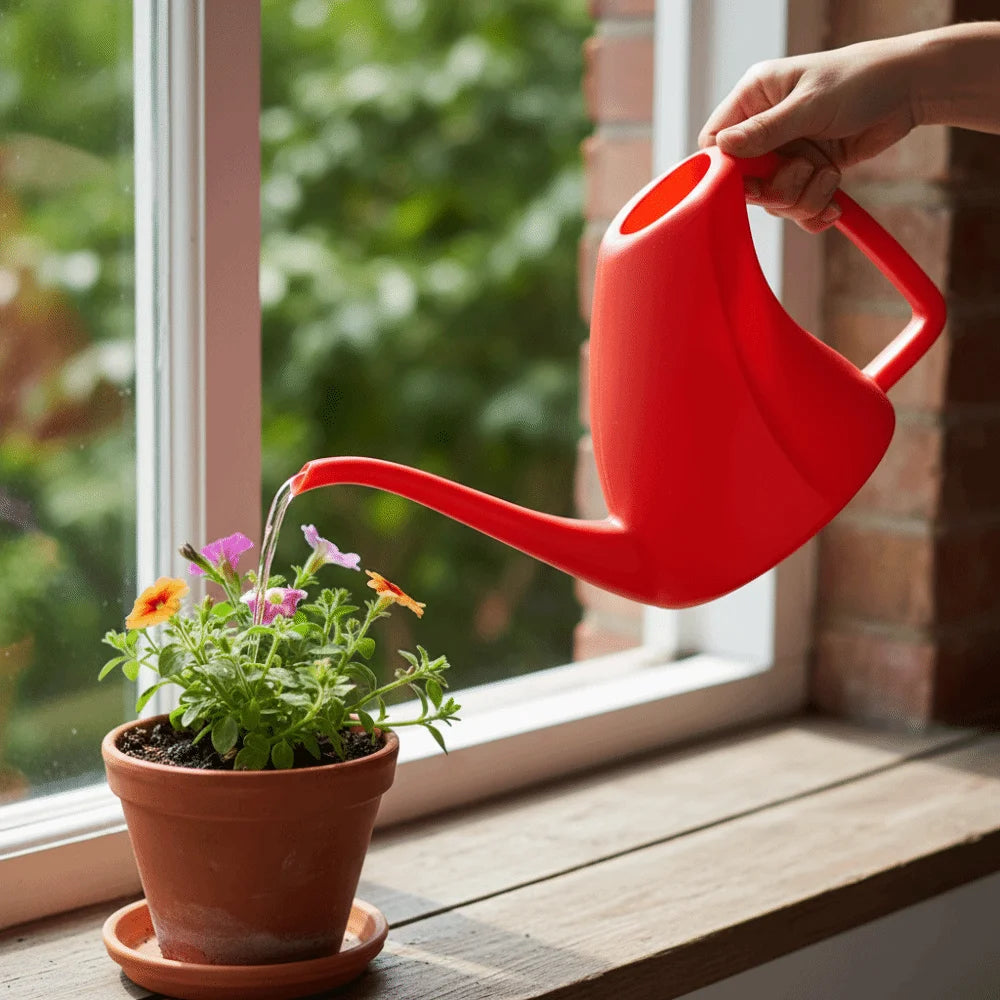 1.8L Long Spout Watering Can – Ergonomic Lightweight Garden Pot