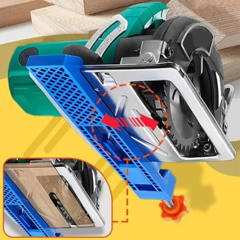 Adjustable Circular Saw Guide Rail & Milling Positioning Clamp