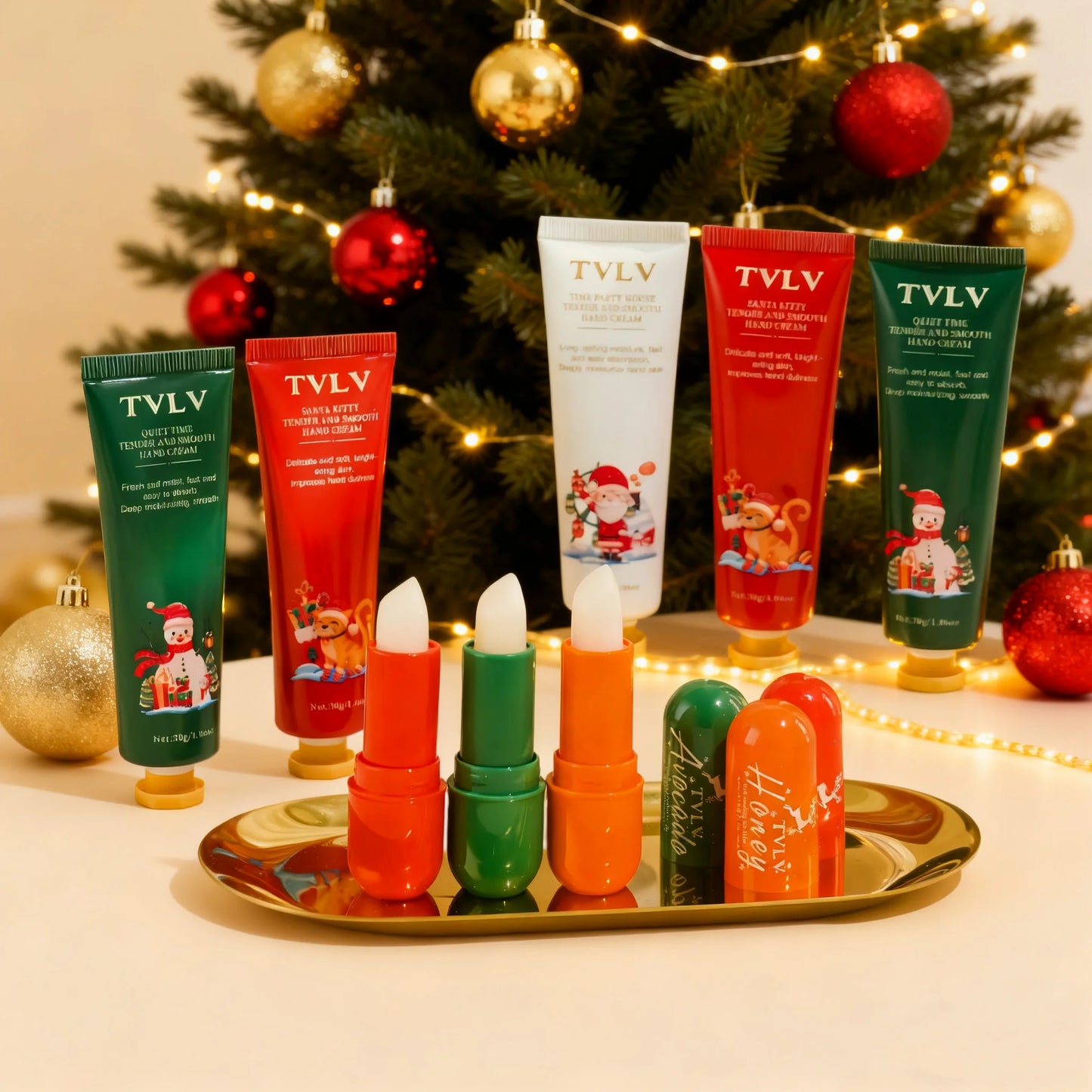 Christmas Moisturizing Skincare Set for Dry Skin Peaceful Pleasures Health and Wellness