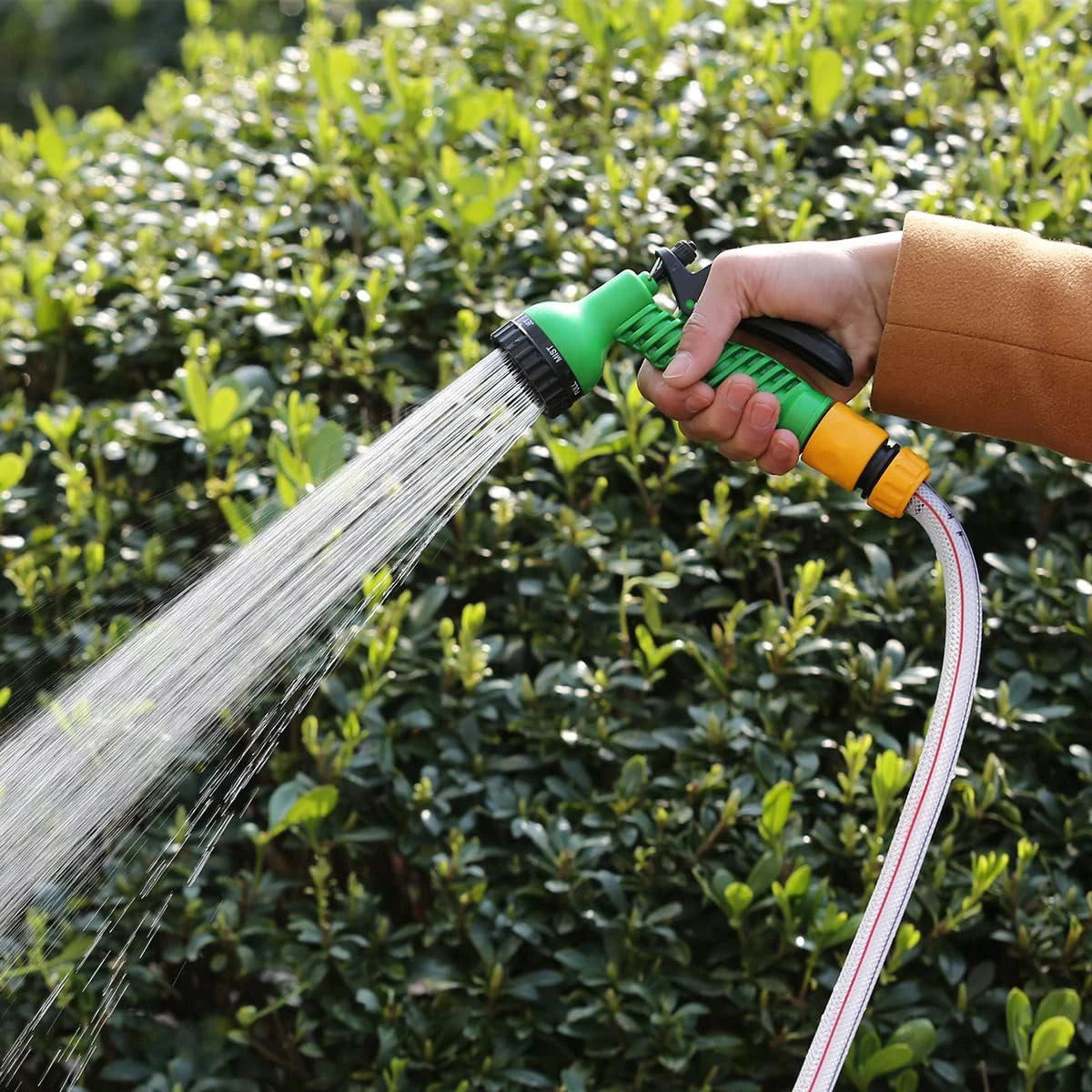 Garden Hose Pipe Water Hose Expandable Magic Hose 7 Patterns Water Gun Foam Pot Flexible Reels Hose Car Wash Gun Sprayer Peaceful Pleasures Health and Wellness
