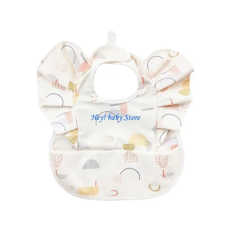 Angel Wing Flying Sleeve Baby Bib | Waterproof Catcher Bib