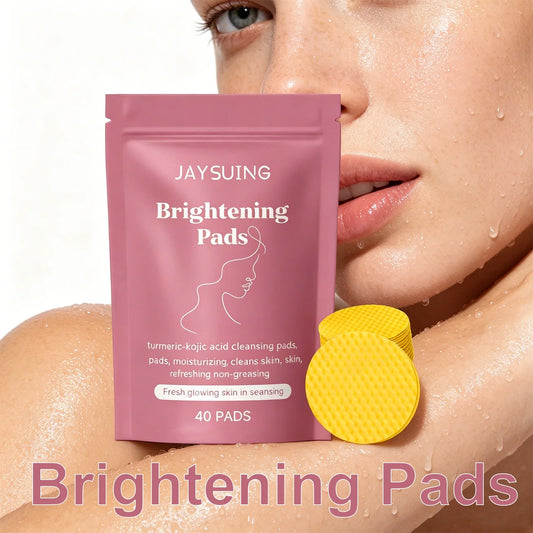 Turmeric Kojic Acid Brightening Cleansing Pads | Exfoliate & Glow Brightening Cleansing Pads Oasis Select