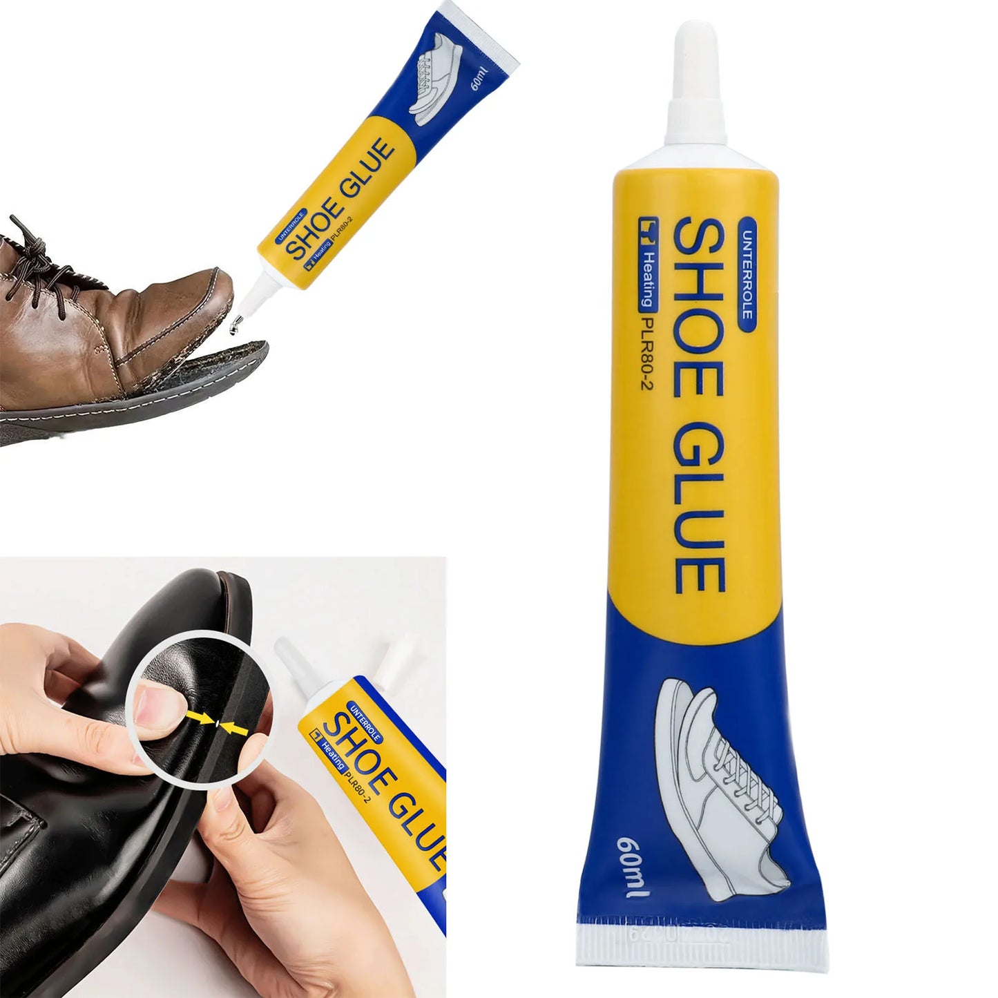 1/2/3pcs 60ml Strong Shoe Repair Glue Quick-drying Universal Sealant Waterproof Shoe Adhesive Shoemaker Professional Repair Tool Peaceful Pleasures Health and Wellness 1pcs