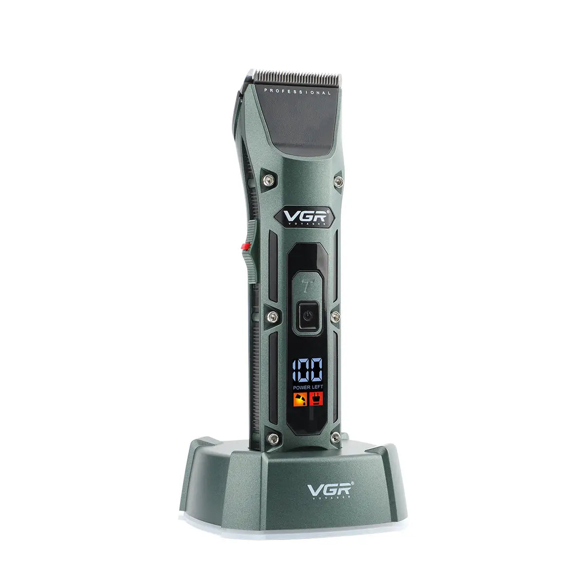 VGR V-696 New metal Popular Salon Barber Hair Cut Machine Professional Cordless Hair Trimmer Electric Hair Clippers for Men Peaceful Pleasures Health and Wellness V-696
