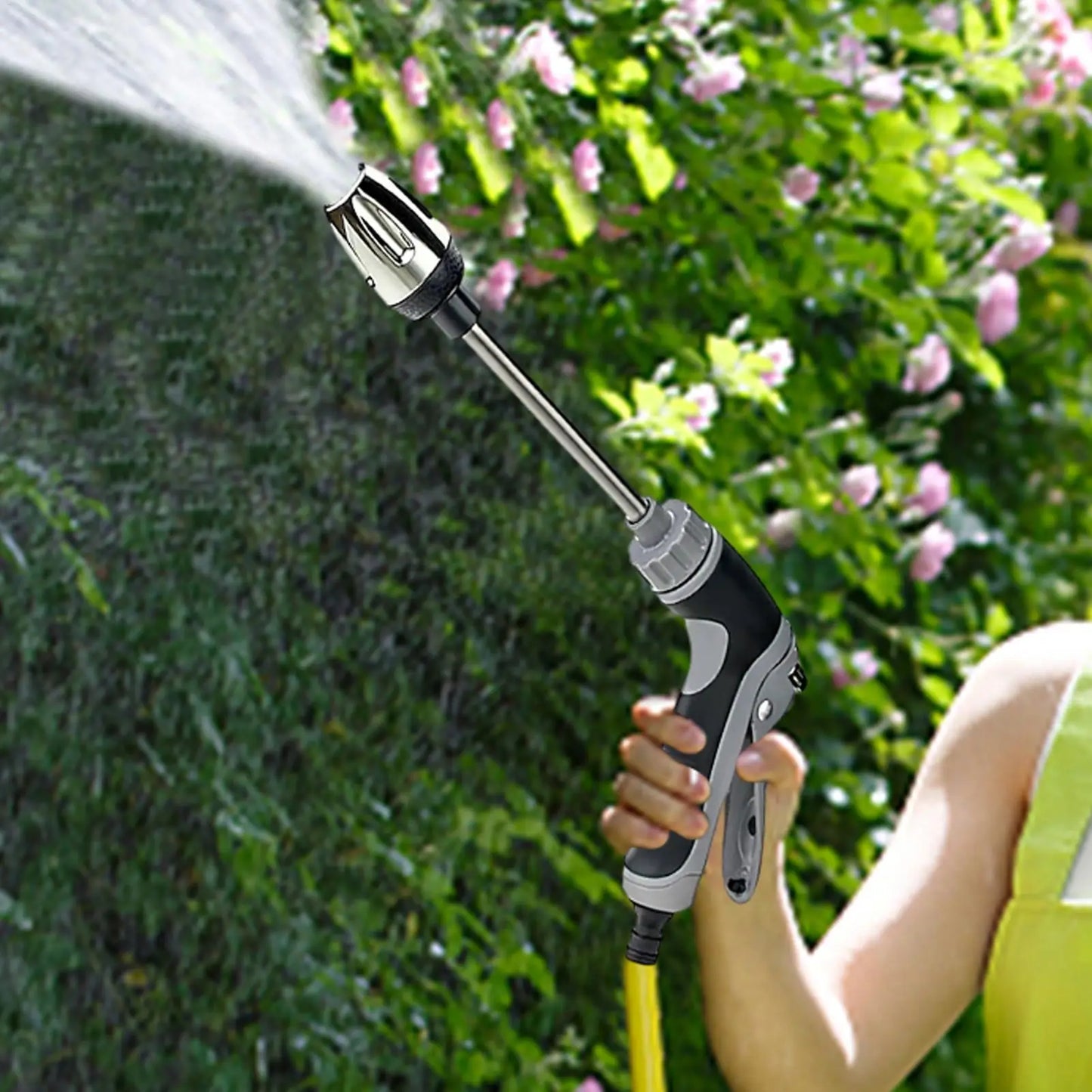 High Pressure Garden Hose Nozzle Sprayer | Car Wash & Lawn