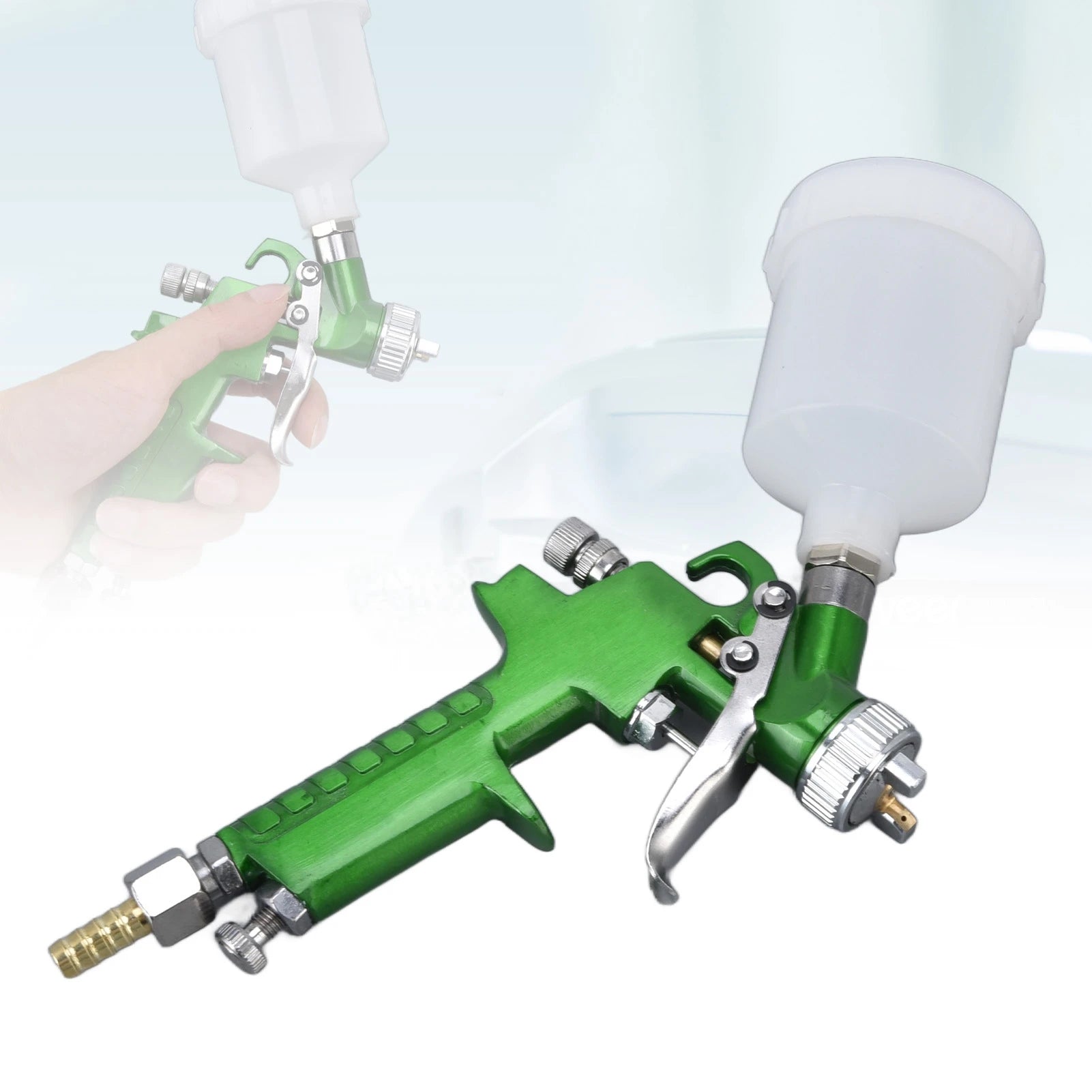 Air Painter Air Spary Machine H2000 Air Painter Small Air Spray Painter High Atomization Handheld Paint Sprayer Paint Sprayer Peaceful Pleasures Health and Wellness