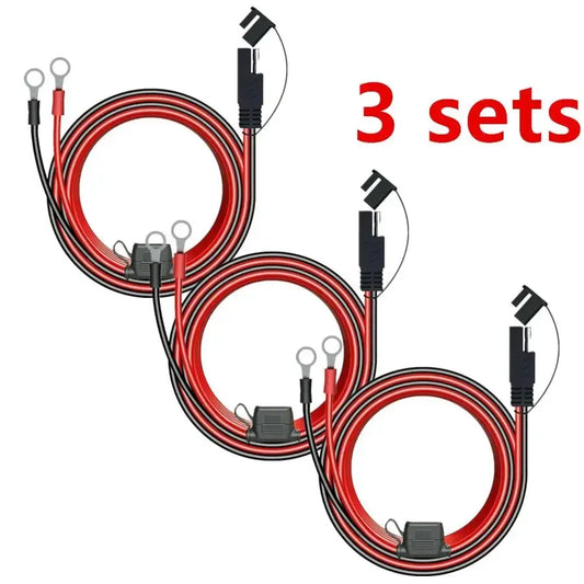 SAE Quick Disconnect Motorcycle Battery Charger Cable 12V Battery Charger Cable Peaceful Pleasures Health and Wellness