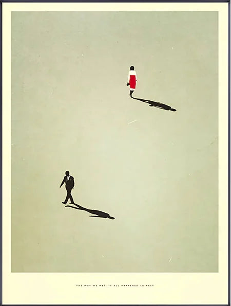 Humorous Nordic Figure Canvas Wall Art | Colorful Funny Poster