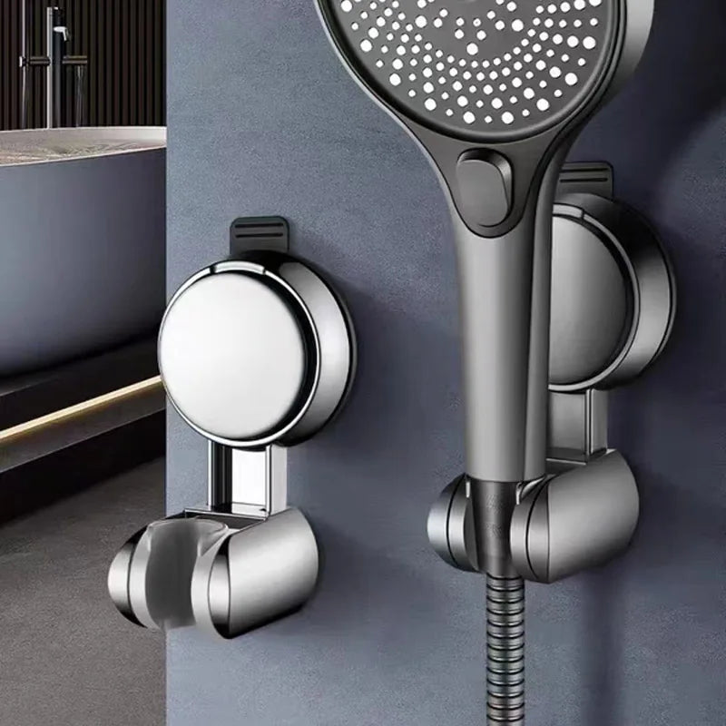 No-Drill Suction Cup Shower Head Bracket – Adjustable Holder