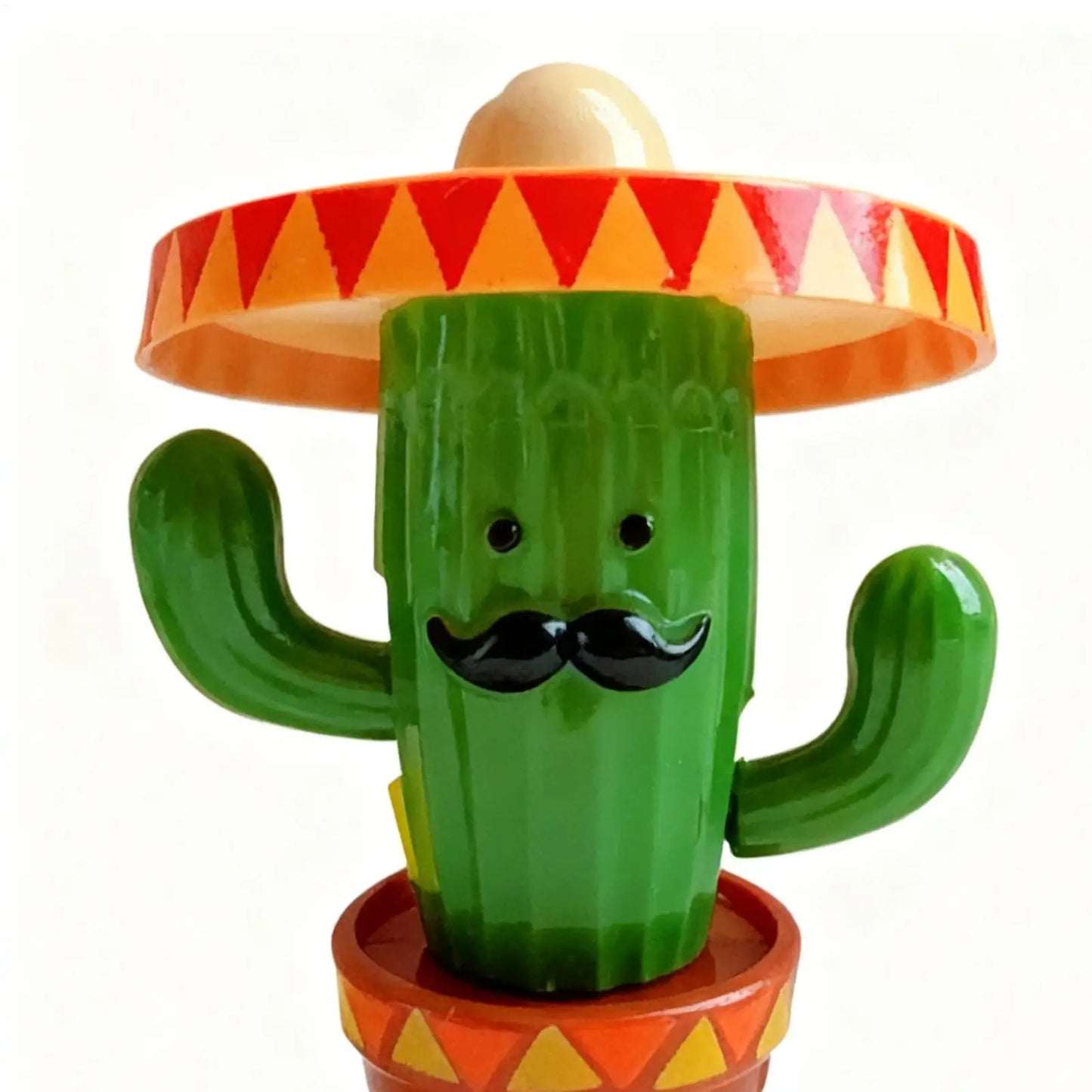 Solar Cactus Bobblehead Car Dashboard Ornament | Funny Gift
