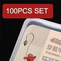 100 PCS Kids Fake Nail Tips False Nails Press On Nails Coffin Artificial Nails Clear Fake Nail Tips For Extension Manicure Tool Peaceful Pleasures Health and Wellness