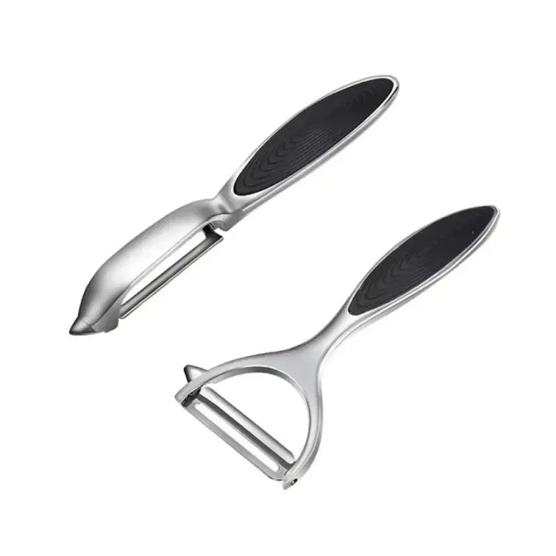 Stainless Steel Tools Kitchen Accessories Vegetable Slicer Potato Home Improvement and Tools Carrot Grater for You Fruit Item Peaceful Pleasures Health and Wellness 2PCS Flat-C