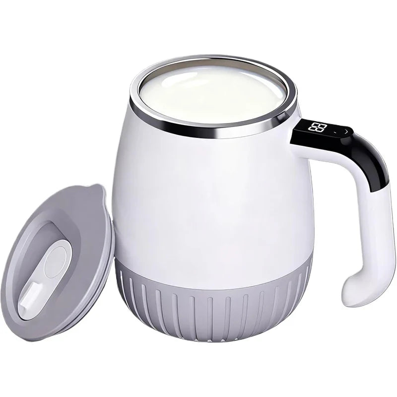 Self-Stirring Mug 6500 RPM | LCD Temp Display, USB-C