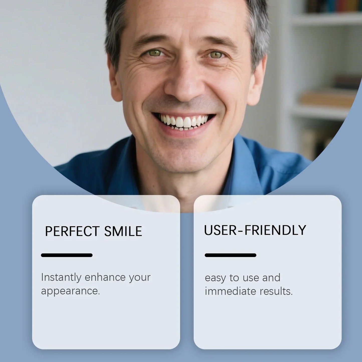 Temporary Silicone Denture Kit – Fake Teeth Whitening Cover
