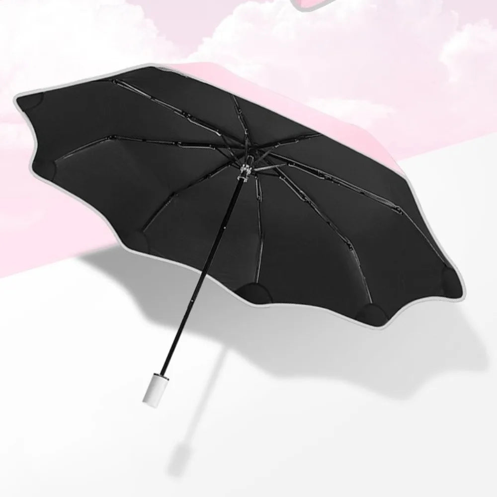 UV Protection 3-Fold Windproof Sunshade Umbrella | Reflective Edge