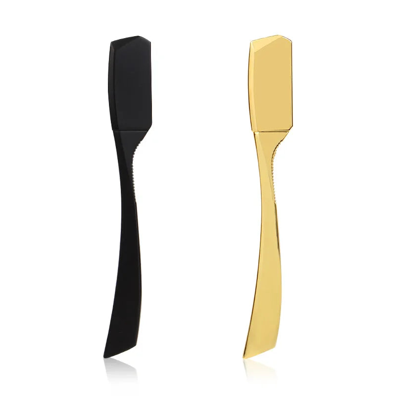 Straight Edge Barber Razor Stable Haircut Beard Eyebrow Zinc Alloy Shaving Tool Manual Depilation Razor Hairdresser Trimming Peaceful Pleasures Health and Wellness
